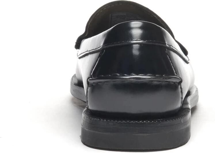Sebago Zwarte leren mocassin voor vrouwen Black Dames - Foto 2