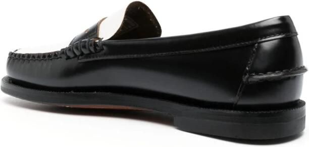 Sebago Met de hand gemaakt leren mocassin klassieke stijl Black Heren - Foto 13