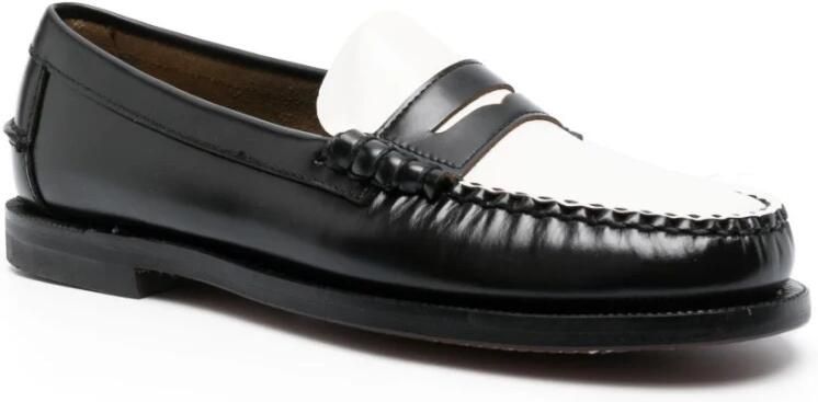 Sebago Met de hand gemaakt leren mocassin klassieke stijl Black Heren - Foto 11