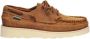 Sebago Handgemaakte Suède Mocassin in Kameelkleur Beige Heren - Thumbnail 6