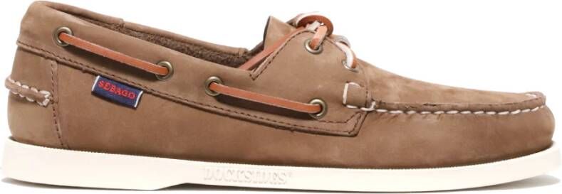 Sebago Shoes Brown Heren