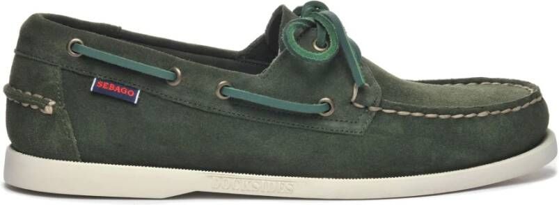 Sebago Shoes Green Heren