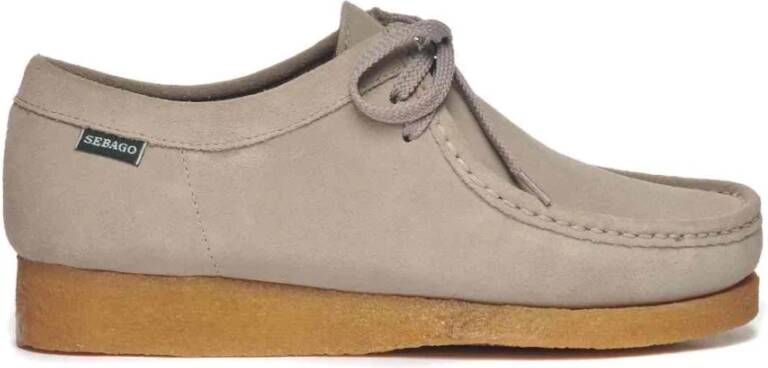 Sebago Stijlvolle Derby Schoenen voor Heren Beige Heren