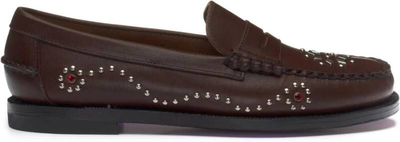 Sebago Studded Leren Mocassin Schoenen