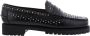 Sebago Zwarte Platte Studs Mocassino Schoenen Black Dames - Thumbnail 8