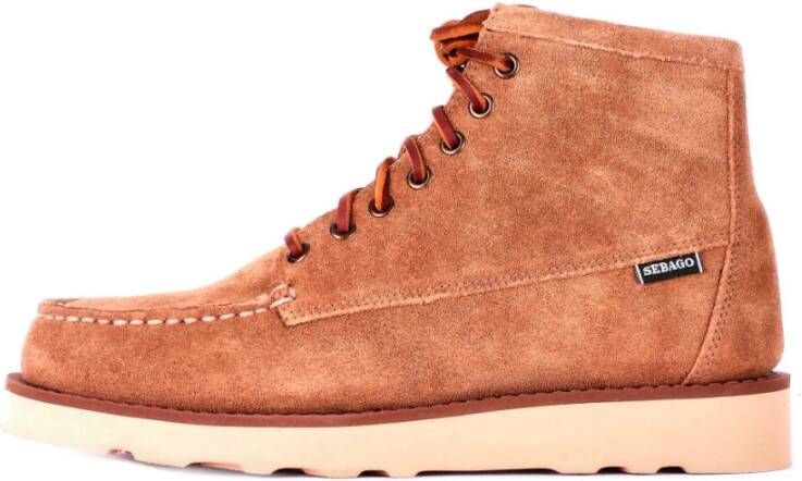 Sebago Tala Hoge Geolied Suède Laarzen Beige Heren
