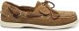 Sebago Suède platte schoenen in currygeel - Thumbnail 1