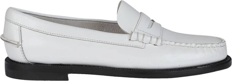Sebago Witte Classic Pigment Loafers White Dames