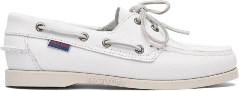Sebago Witte Loafer Schoenen voor Vrouwen