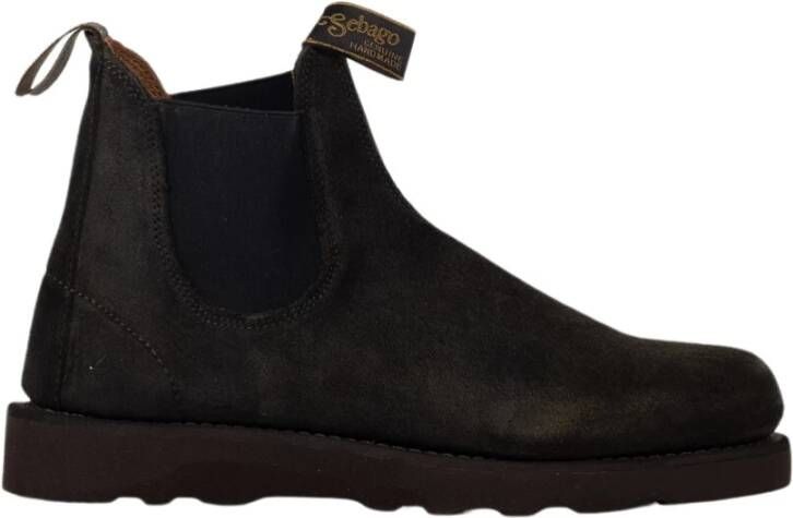 Sebago Bruine Ugg Yansa Suède Enkellaars Brown Heren