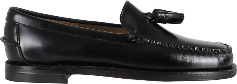 Sebago Zwarte Classic Will Loafer met Kwastje