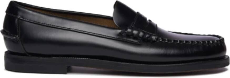 Sebago Zwarte Instap Mocassin Schoenen