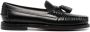 Sebago Zwarte Leren Kwast Slip-On Schoenen Black - Thumbnail 4