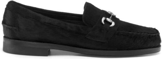 Sebago Zwarte Panther Horsebit Loafers Black Heren