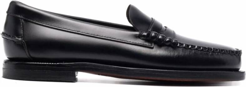 Sebago Zwarte platte schoenen Black Dames