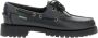 Sebago Zwarte Waxy Loafer Damesschoenen - Thumbnail 1
