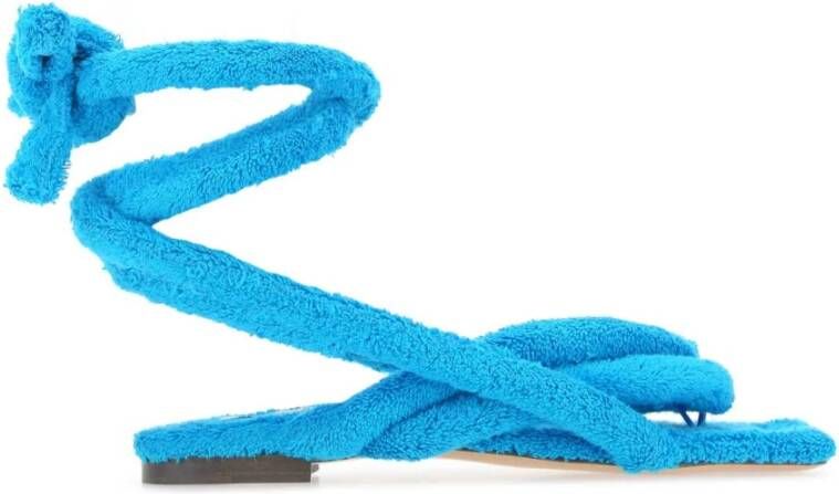 Sebastian Milano Flat Sandals Blauw Dames