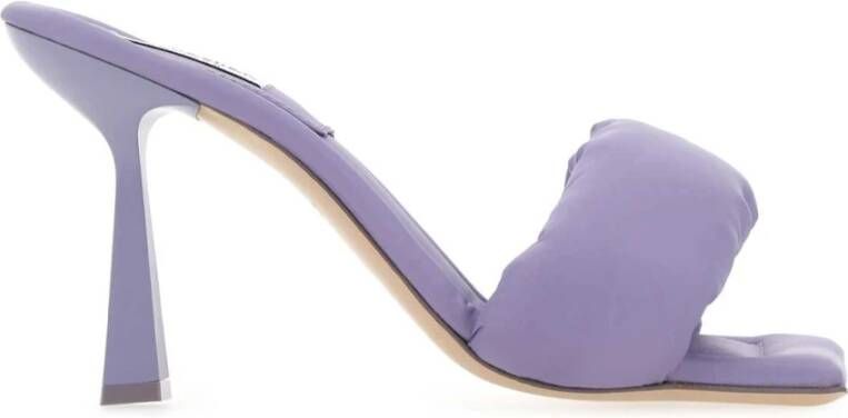 Sebastian Milano Heeled Mules Purple Dames