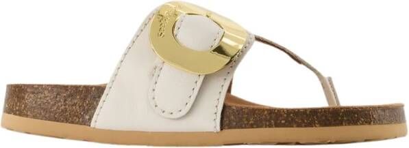 See by Chloé Chany Fussbett Mules See By Chloe Natural Leather Beige Dames