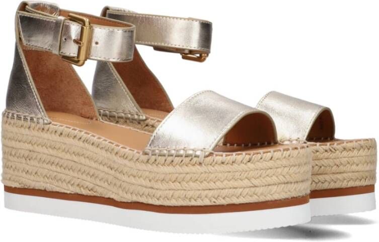 SEE BY CHLOÉ See By Chloé Espadrilles Dames Glyn Leer Goud
