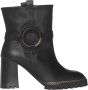 See by Chloé Hana Leren Laarzen met Metalen Hardware - Thumbnail 1