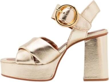 See by Chloé High Heel Sandals Geel Dames