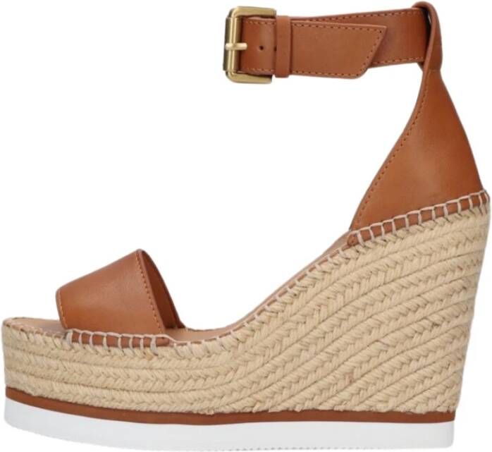 See By Chloé Cognac Sandalen Glyn High - Foto 2