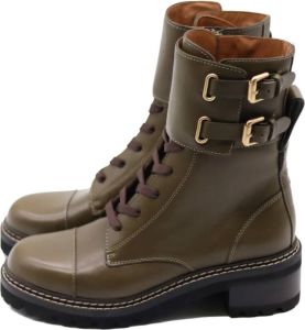 See by Chloé Lace-up Boots Groen Dames