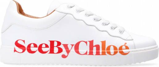 See by Chloé ‘Essie’ sneakers met logo Wit Dames
