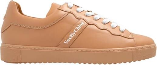 See by Chloé Lederen sneakers Beige Dames