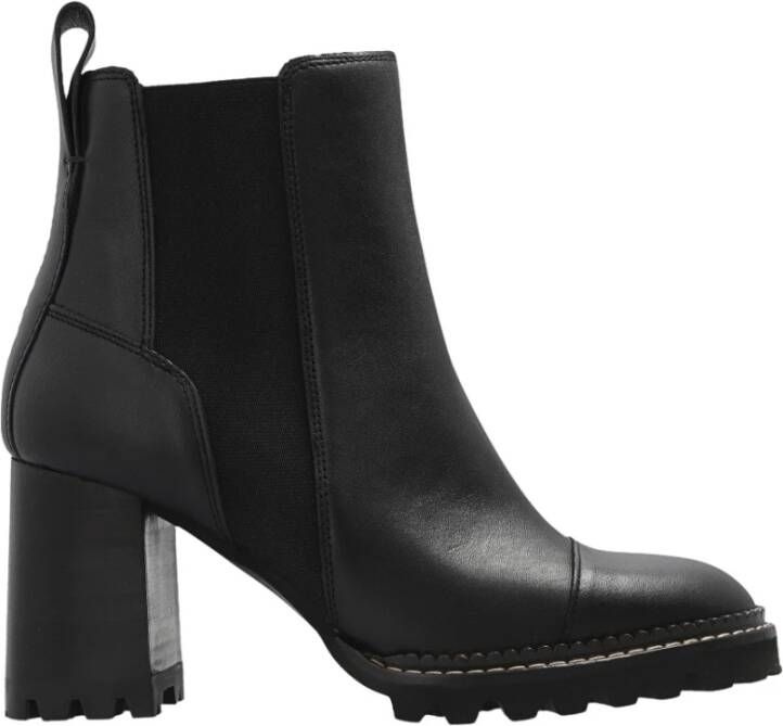 See by Chloé Mallory heeled ankle boots Zwart Dames