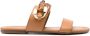 See by Chloé Monyca Kettingdetail Leren Sandalen Brown Dames - Thumbnail 1