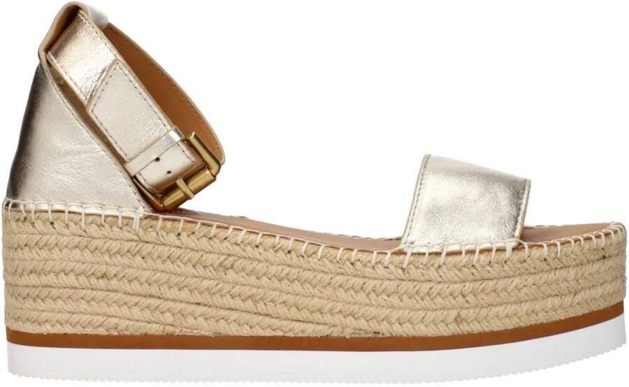SEE BY CHLOÉ See By Chloé Espadrilles Dames Glyn Maat: 41 Materiaal: Leer Kleur: Goud - Foto 3