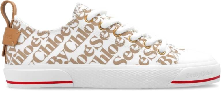 See by Chloé Sneakers met logo White Dames