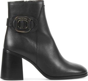 See by Chloé Zwarte Enkellaarsjes Zwart Dames