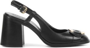 See by Chloé Zwarte Leren Pumps Zwart Dames
