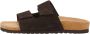 Selected Homme Bruine Suede Strap Sandalen - Thumbnail 1
