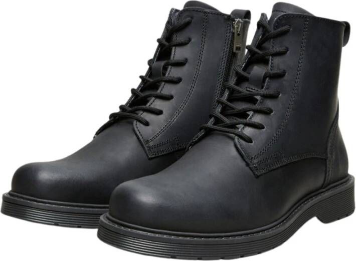 Selected Homme Boots van leer model 'SLHTHOMAS LEATHER BOOT'