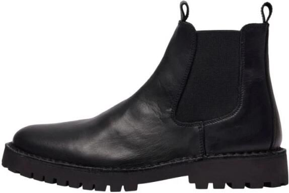 Selected Homme Chelsea boots met elastische inzetten model 'RICKY' - Foto 4