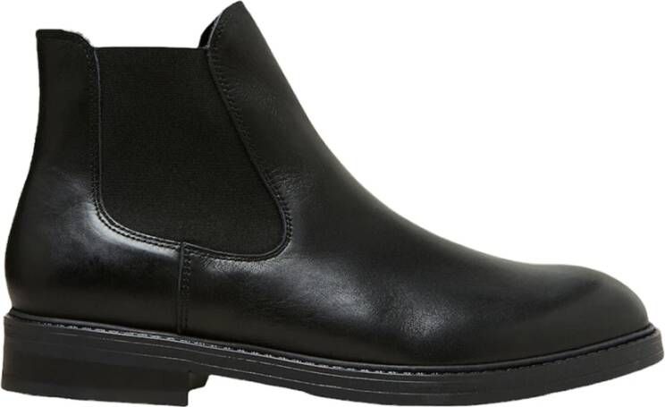 Selected Homme Chelsea boots van leer model 'SLHBLAKE LEATHER'