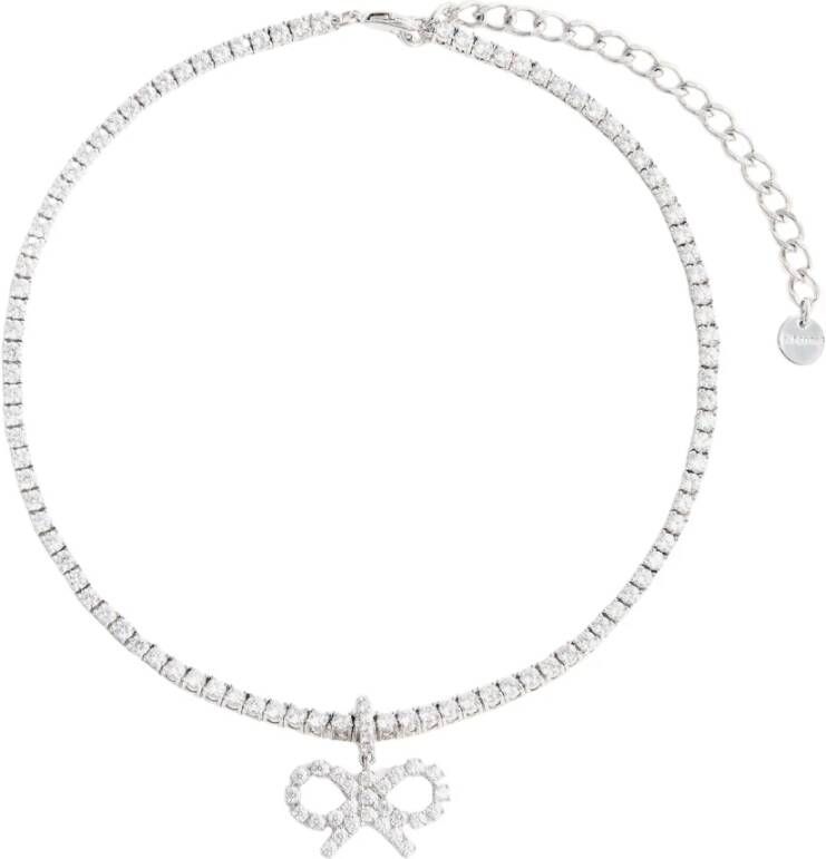 Self Portrait Kristallen Boog Tennis Ketting