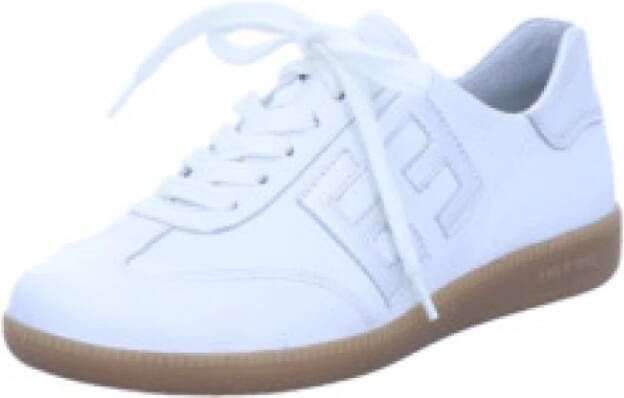 Semler Casual witte veterschoenen voor dames