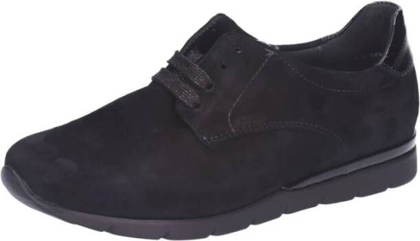 Semler Comfort Veterschoenen voor Dames in Zwart