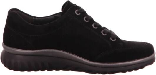 Semler Comfort Veterschoenen voor Dames in Zwart