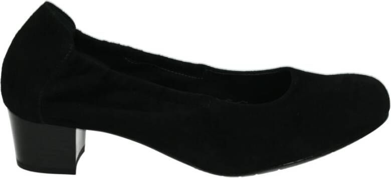 Semler Zwarte Suède Pumps