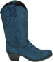 Sendra Blauwe Westernlaars met leren zool - Thumbnail 1