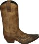 Sendra Bruine leren herenlaarzen - Thumbnail 1