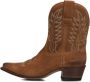 SENDRA Cowboylaarzen Dames 18651 Maat: 37 Materiaal: Suède Kleur: Cognac - Thumbnail 3