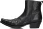 SENDRA Cowboylaarzen Heren 12185p Maat: 41 Materiaal: Leer Kleur: Zwart - Thumbnail 3