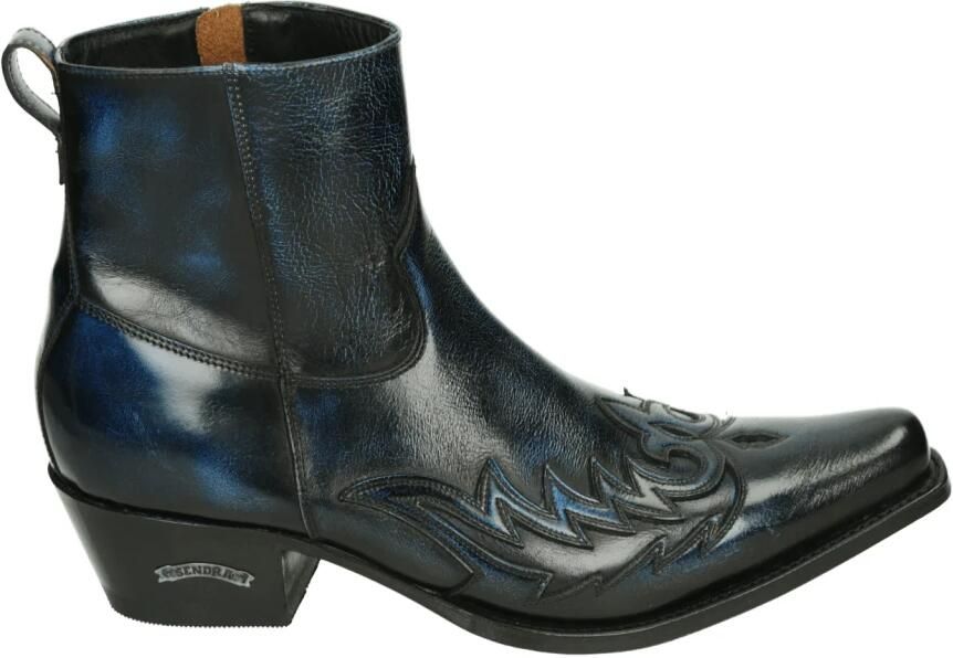 Sendra Blauw Leren Herenlaarzen